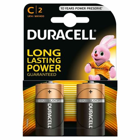Baterii alcaline Duracell R14/2.