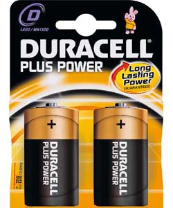 Baterii Duracell R20/2 buc.